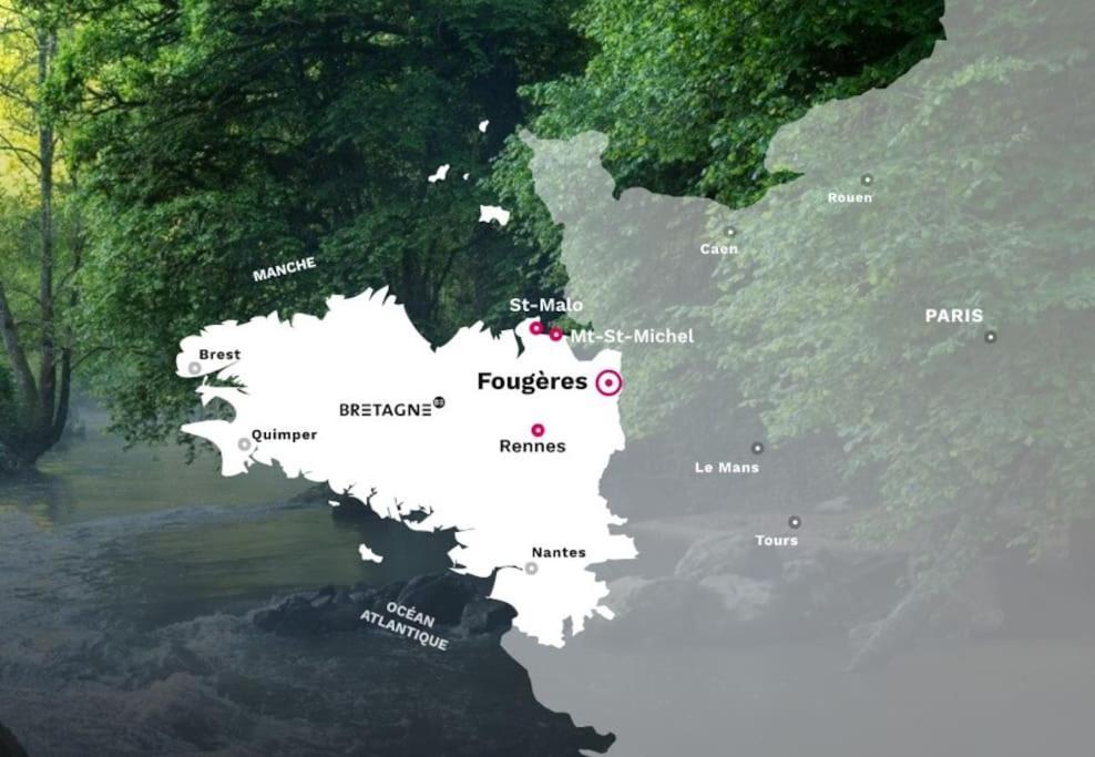 Appartement Avec Vue Fougères エクステリア 写真